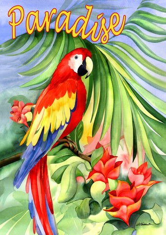 Macaw Paradise Flag image 1