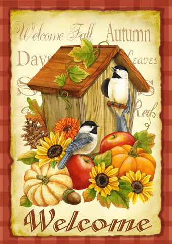 Autumn Birds Flag image 1