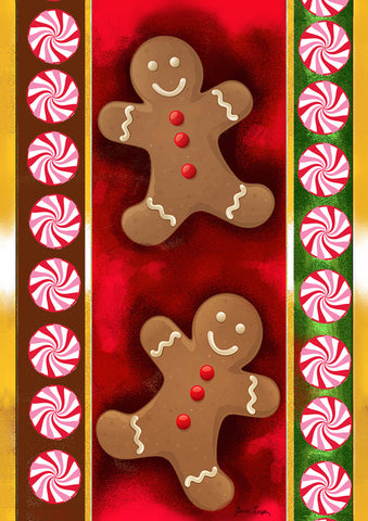 Gingerbread Men Flag image 1