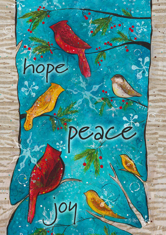 Peace Birds Flag image 1