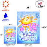 Winter Welcome Flag image 6