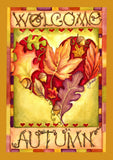 Autumn Welcome Heart Flag image 2