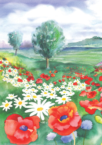 Floral Field Flag image 1