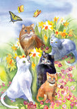 Flower Cats Flag image 2