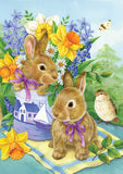 Bunny Bouquet Flag image 2