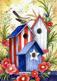 Birdhouse Trio Flag image 2