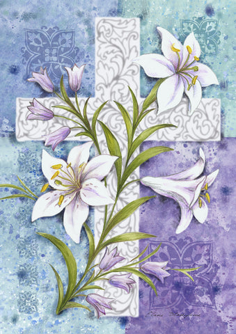 Easter Lilies Flag image 1