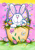 Bunny In A Basket Flag image 2