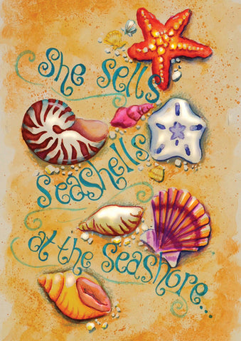 She Sells Sea Shells Flag image 1