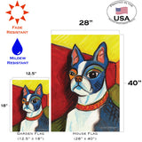Pawcasso-Boston Terrier Flag image 6