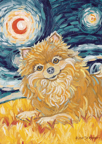 Van Growl-Pomeranian Flag image 1