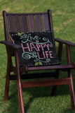 Happy Life Chalkboard Image 4