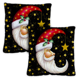"Santa Moon" Indoor/Outdoor Pillow Case (2-Pack)