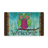 Rainbow Owl Door Mat image 1
