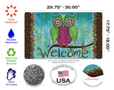 Rainbow Owl Door Mat image 3