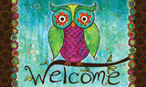 Rainbow Owl Door Mat image 2