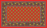 French Paisley- Red Door Mat image 2