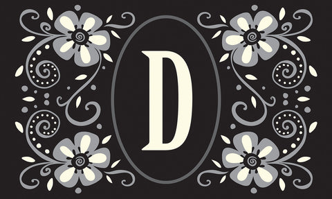 Classic Monogram- D Door Mat image 1