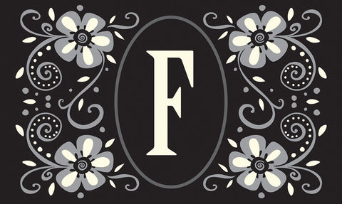 Classic Monogram- F Door Mat image 1