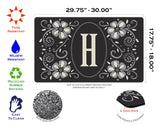 Classic Monogram- H Door Mat image 3