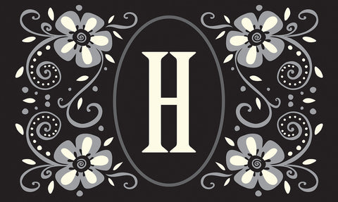 Classic Monogram- H Door Mat image 1