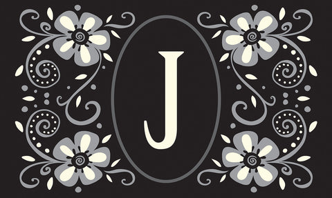Classic Monogram- J Door Mat image 1