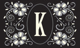 Classic Monogram- K Door Mat image 2