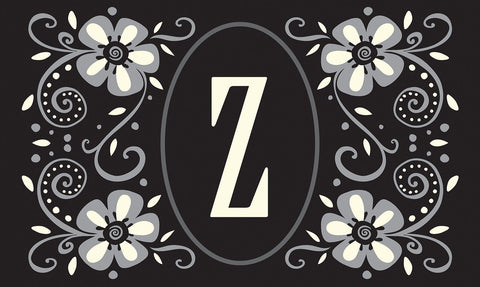 Classic Monogram- Z Door Mat image 1
