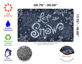Let It Snow Door Mat image 3