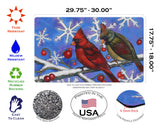 Birds N Snowflakes Door Mat image 3