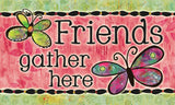 Friends Gather Here Door Mat image 2