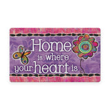 Home is Where Your Heart is Door Mat image 1