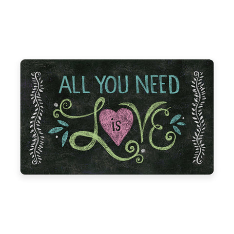 All You Need Is Love Chalkboard Door Mat image 1