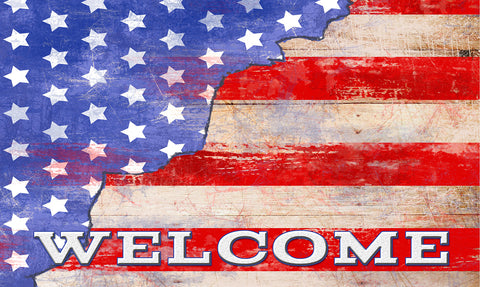 Freedom Stars and Stripes Door Mat image 1