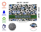 Soccer Balls Door Mat image 3