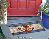 Rustic Anchor and Compass Door Mat image 4