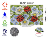 Flowers and Ladybugs Door Mat image 3