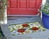 Flowers and Ladybugs Door Mat image 4