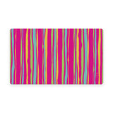 Pink Stripes Door Mat image 1