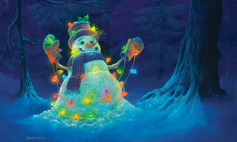 Glowman Snowman Door Mat image 1