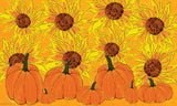 Sunflowers and Pumpkins Door Mat image 2