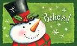 Believe Snowman Door Mat image 2