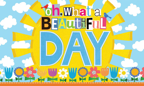 What a Beautiful Day Door Mat image 1