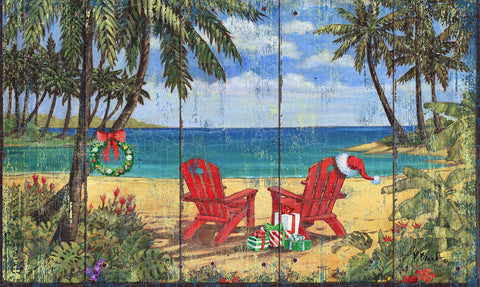 Christmas Paradise Door Mat image 1