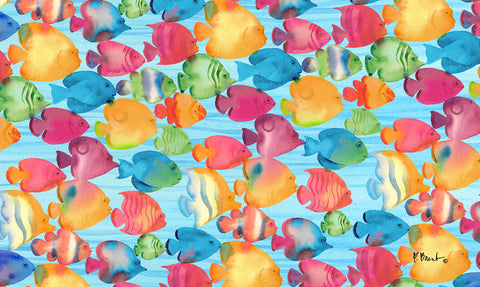 Fabulous Fishes Door Mat image 1