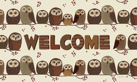 Welcome Owls Door Mat image 1