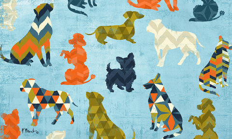 Dog Pattern Door Mat image 1