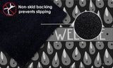 Welcome Rain Drops- Black Door Mat image 7