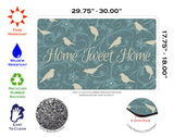Home Tweet Home- Blue Door Mat image 3