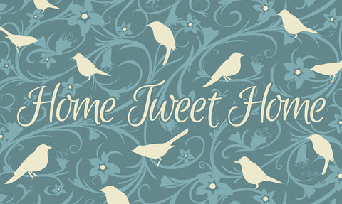 Home Tweet Home- Blue Door Mat image 1